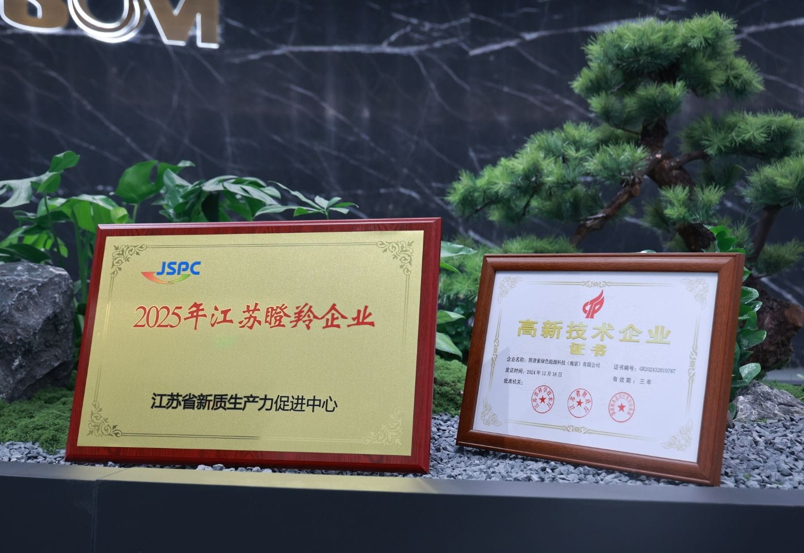 KAPSOM reconocida como una empresa gacela de Jiangsu 2025