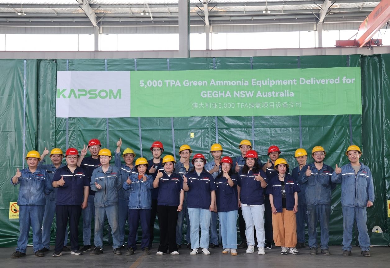 KAPSOM finaliza el envío de equipos para el proyecto en Australia.